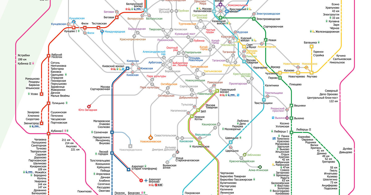 Карта электричек московской области онлайн радар